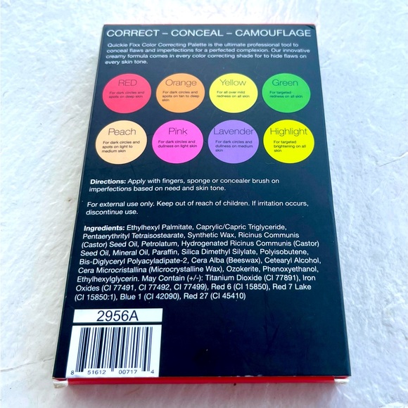 BRAND NEW! REEMA BEAUTY QUICKIEFIXX COLOR CORRECTING PALETTE FULL SIZE - Picture 11 of 15